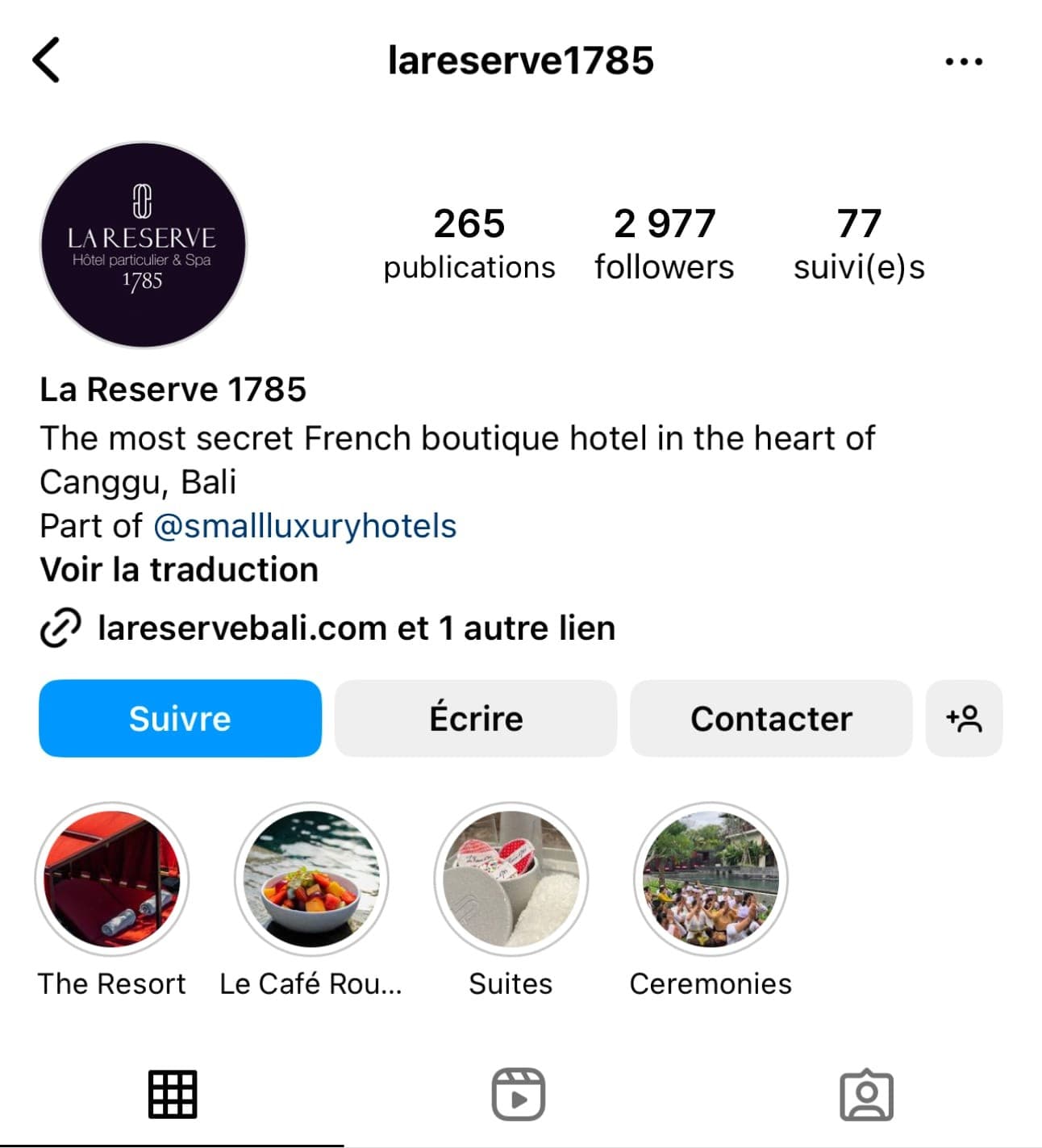Après — Hôtel de luxe à Bali