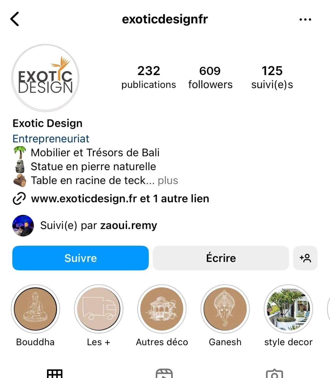 Avant — Boutique en ligne de décoration